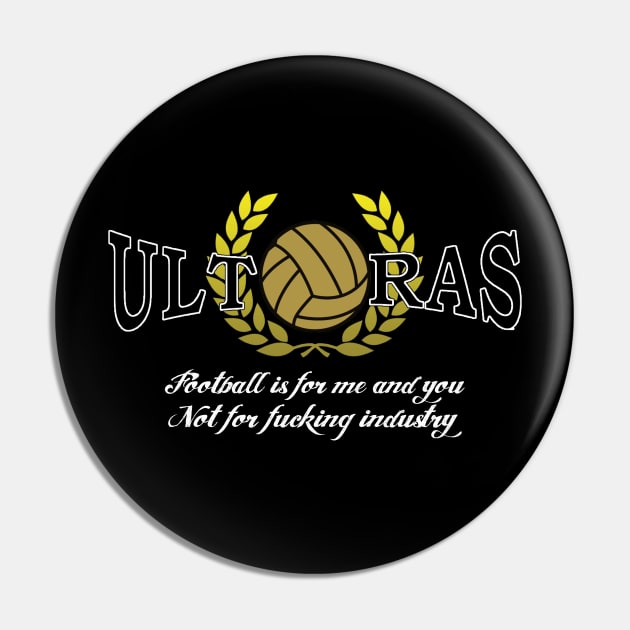 Against Modern Football Pin by EddieBalevo