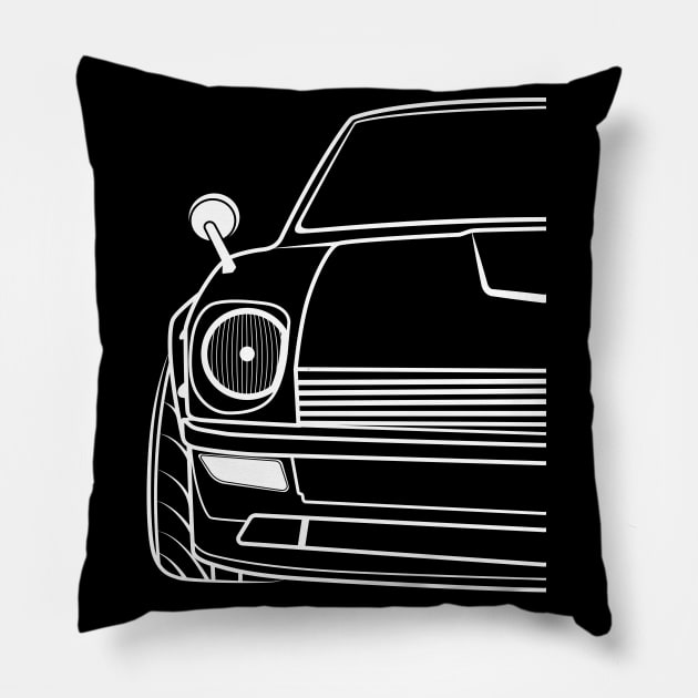 Nissan 240Z Pillow by HSDESIGNS