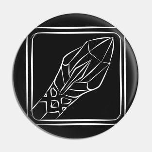 Mage Class Icon (White) Pin