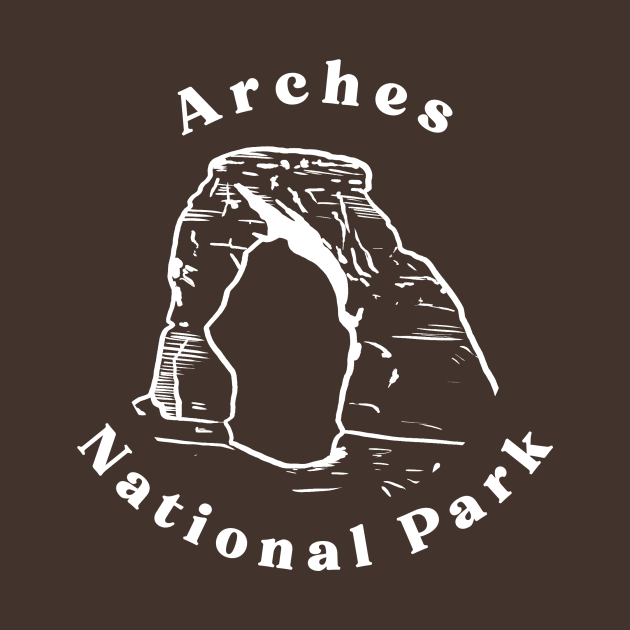 Arches National Park (White Design) by JustJess