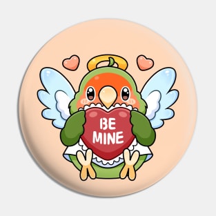 Valentine Lovebird Pin