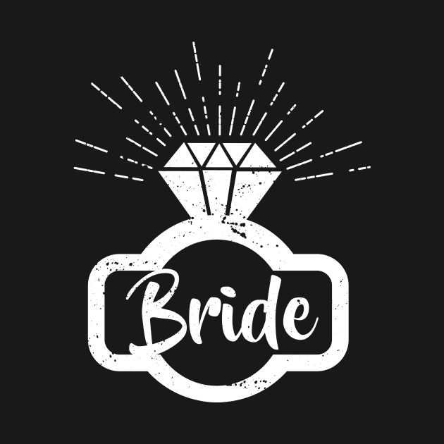 Bride - Bridal Diamond - Ring - Gift by Shirtbubble