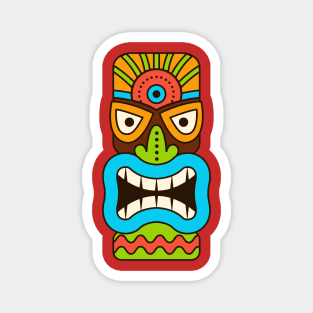 Tiki Masks Magnet