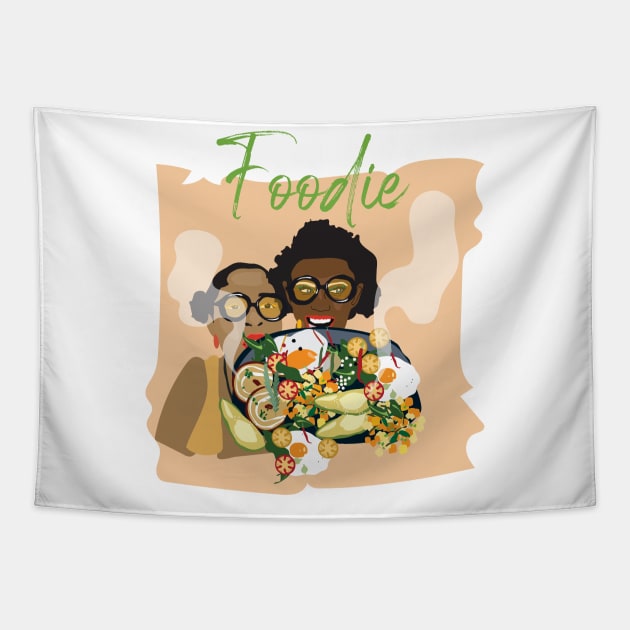 Foodie Tapestry by phathudesigns 