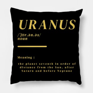 Word Uranus Pillow