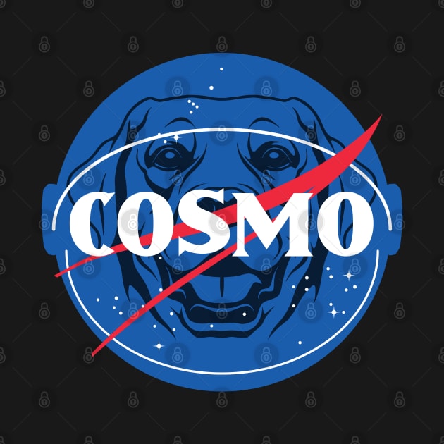 Cute Cosmo Astronaut Cosmonaut Space Dog Superhero by BoggsNicolas