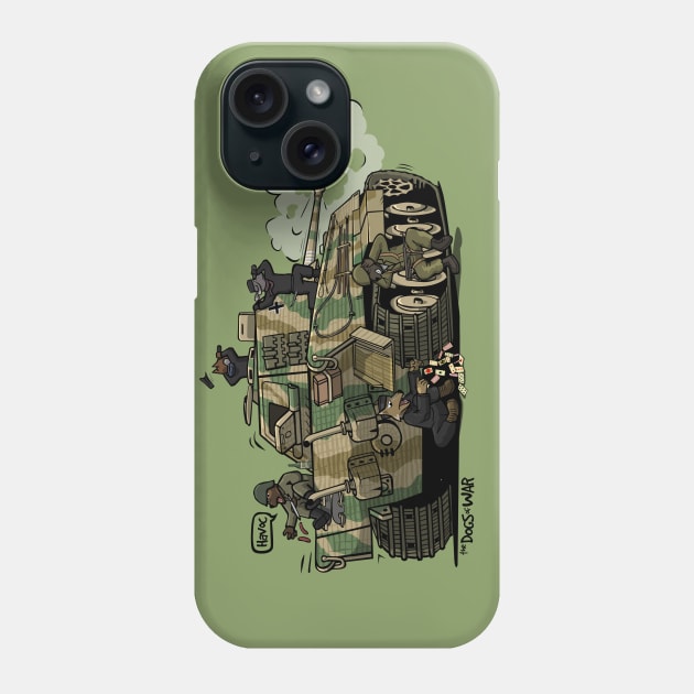 The Dogs of War: Tiger 2 Phone Case by Siegeworks