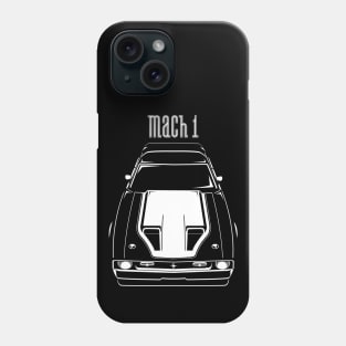 Ford Mustang Mach 1 1971-1972 - White Stripe Phone Case