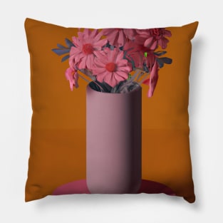 Fancy Flowers Vase Pillow