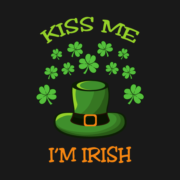 Kiss me i'm irish by AnjPrint