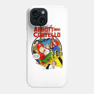 Abbott and Costello Vintage Comic Pirate Style Comedy Tee Phone Case