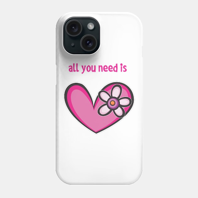 all you need is 2 Phone Case by bigsplashdesign