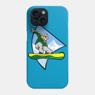 Snowboarding Phone Case