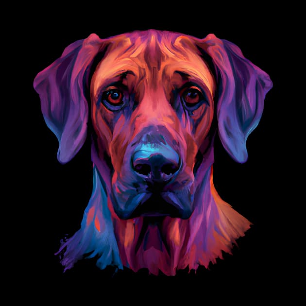 Rhodesian Ridgeback African Lion Dog Illustration by Furrban