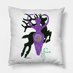 2013 Holiday ATC 16 - Stag and Goddess Pillow