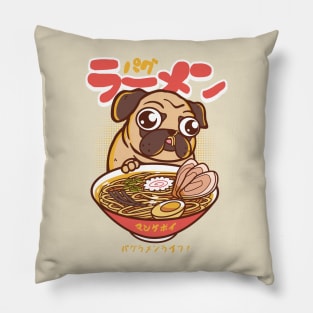 PUG RAMEN Pillow