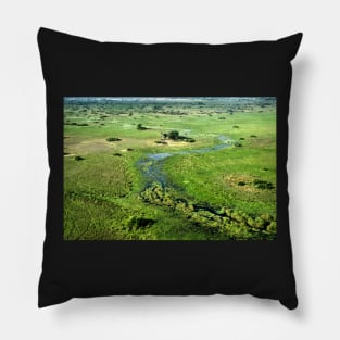 Okavango Delta Aerial Pillow