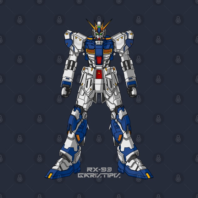 Gundam NU Simple Version by garistipis