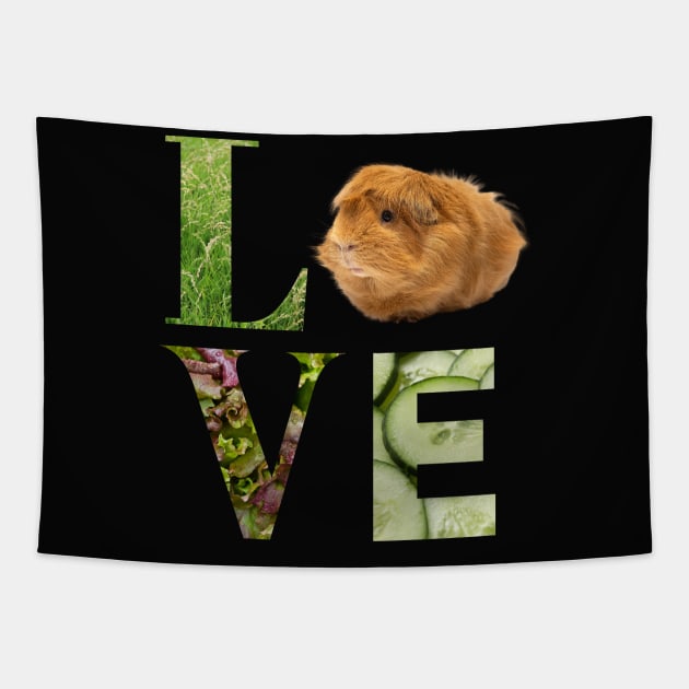 LOVE Guinea Pig Tapestry by RetStuff