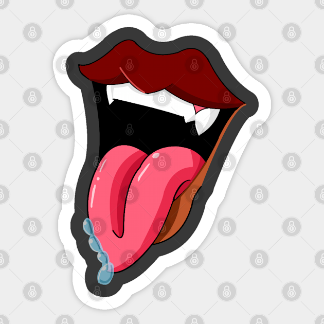 What That Mouf Do Tounge Out Sticker Teepublic What That Mouf Do Tounge Out Sticker Teepublic