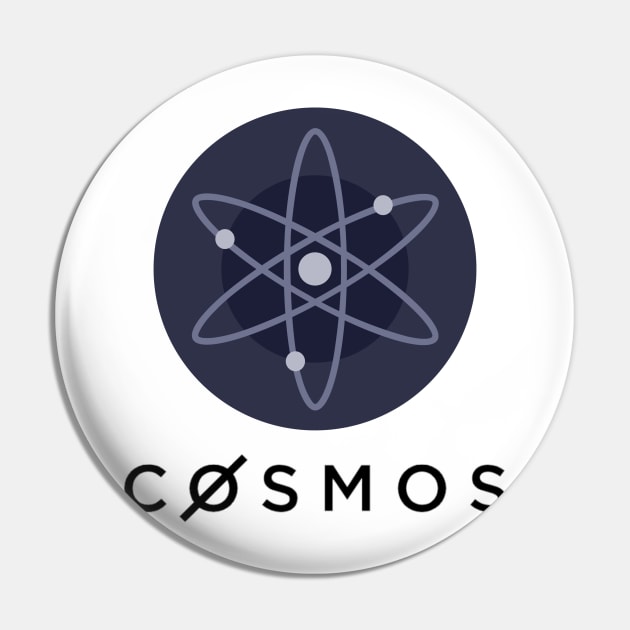 Cosmos Coin Cryptocurrency ATOM crypto Pin by J0k3rx3