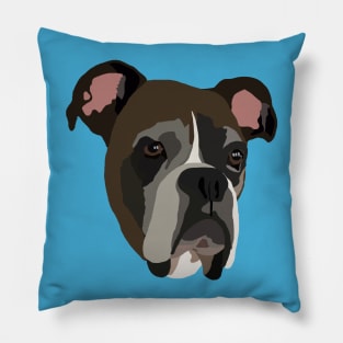 Boxer Dog Brown Pillow