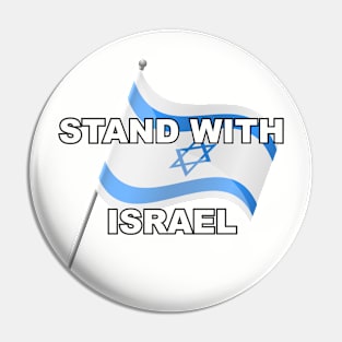 Stand With Israel Pin