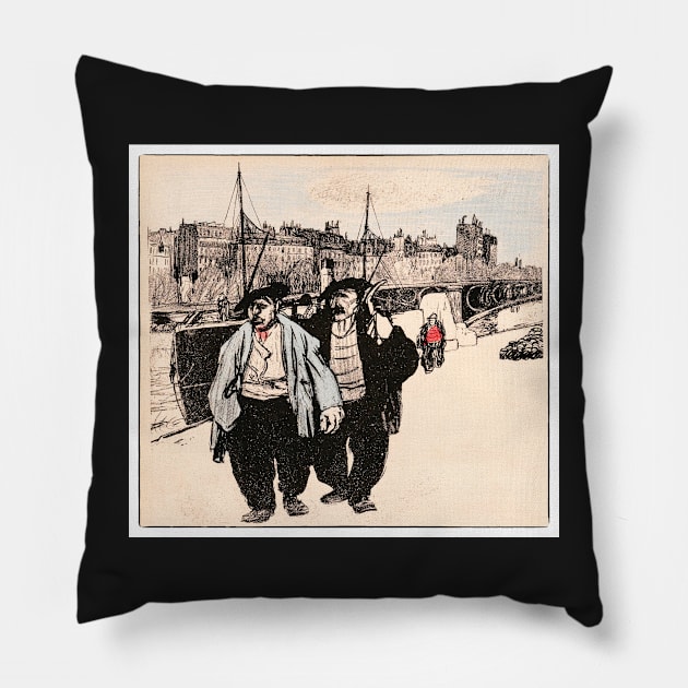 Belgian Fisherman Pillow by ArtShare