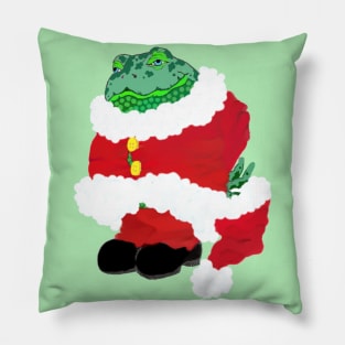 Frog Claus Pillow