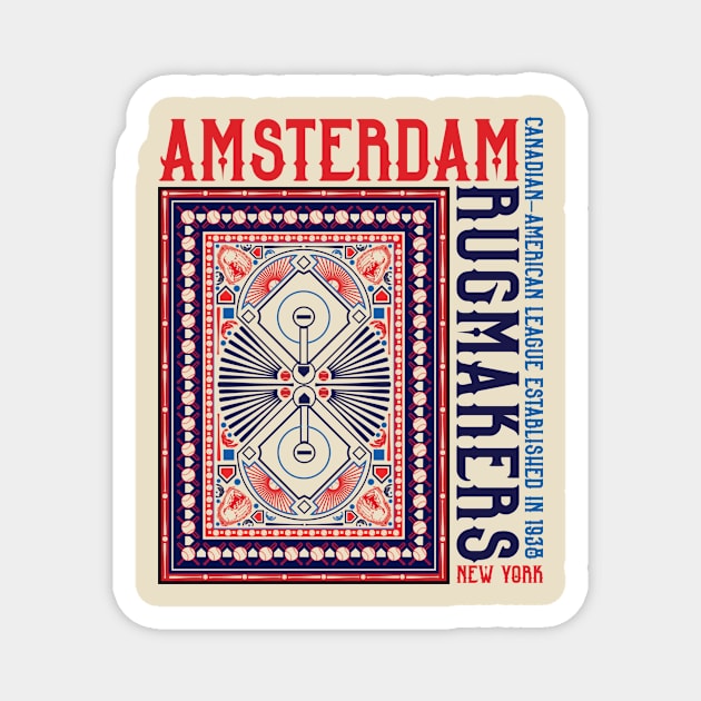 Amsterdam Rugmakers Magnet by MindsparkCreative