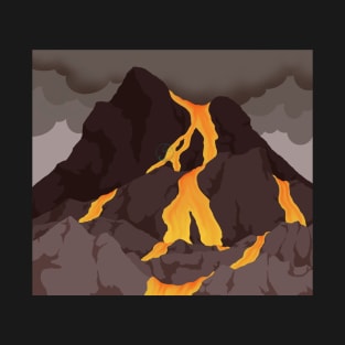 Lava of a Volcano T-Shirt