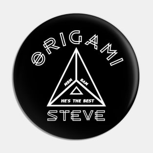 Origami Steve Pin