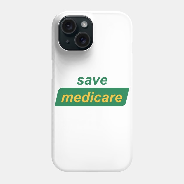 Save Medicare Phone Case by Football from the Left