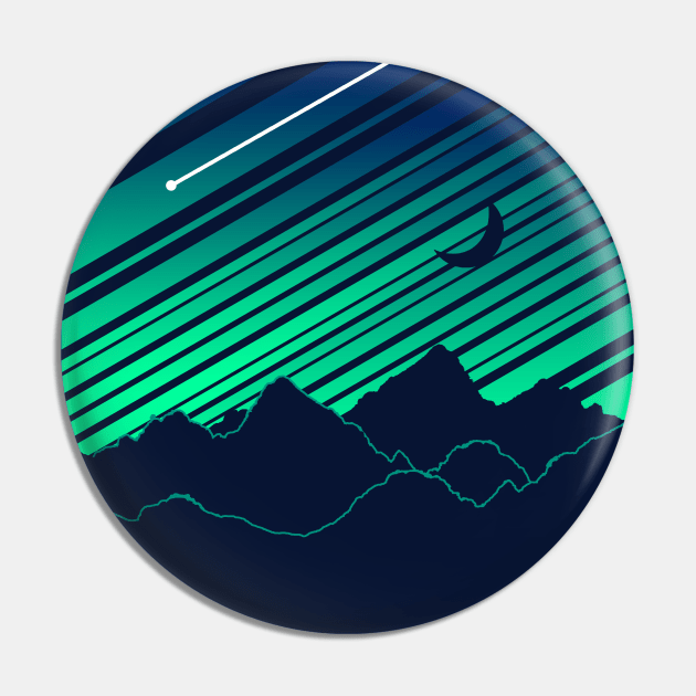 The Northern Lights Pin by Lumos19Studio