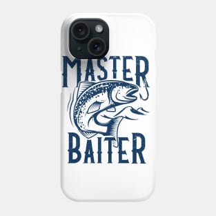 Master Baiter blue print Phone Case