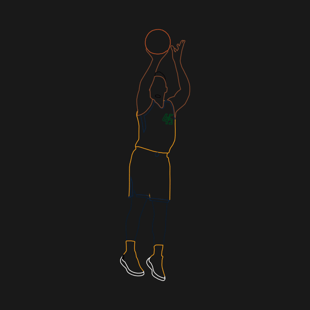 Donovan Mitchell Jumpshot Neon by xRatTrapTeesx