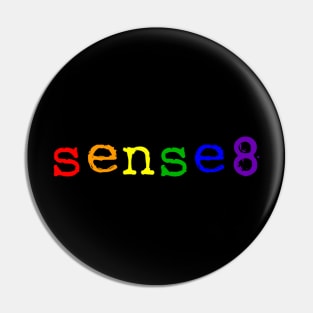 Rainbow Sense8 Logo Pin