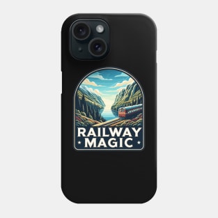 Vintage Train, Railway Magic Phone Case