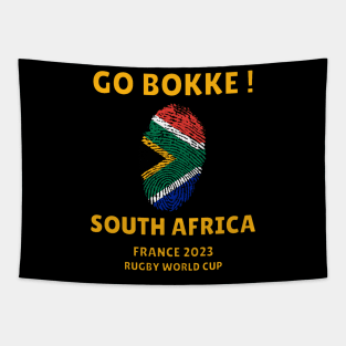 RUGBY SPRINGBOK FAN DESIGN Tapestry