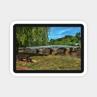 A Riverside Seat At Chepstow Magnet