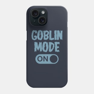GOBLIN MODE ON - Retro Blue Phone Case