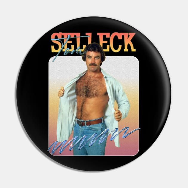 Vintage Aesthetic Tom Selleck 1980s Pin by Next And Stop