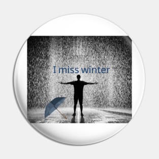 i love winter Pin