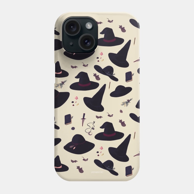Witch Hats Phone Case by SarahWrightArt