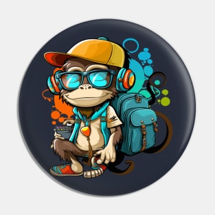 Funky Monkey: Ready to Jam Print Design! Pin