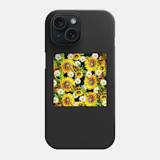 Sunflowers and Daisies Phone Case