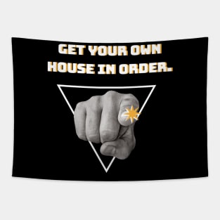 Get Your Own House In Order Alcoholic Recovery Tapestry