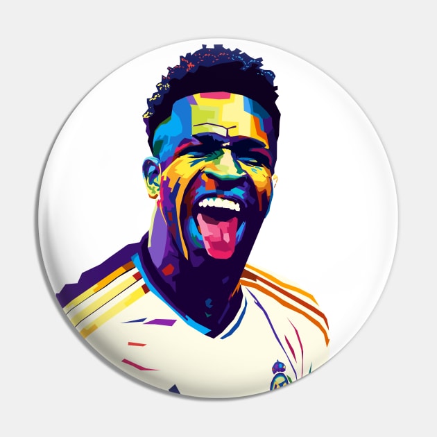 Vinicius JR Wpap Art Pin by Pure Touch