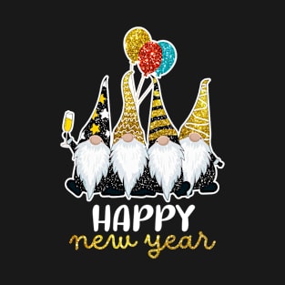 Cute Gnomes, Happy New Year, Holiday Gifts, Funny T-Shirt