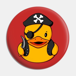 Pirate Rubber Duck Pin